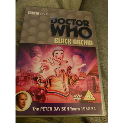 Doctor Dr Who BLACK ORCHID DVD Peter Davison +extras SEASON 19 TARDIS fifth Dr