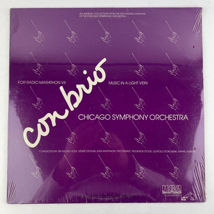 Chicago Symphony Orchestra Con Brio Vinyl LP Record Album DPL1-0544 New Sealed