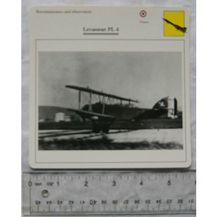 Levasseur PL.4 - France - Recon. & Observation - Collectors Club Card