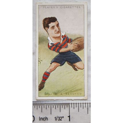 1926 Footballers Caricatures by RIP 37, C. A. Kershaw, Navy & England