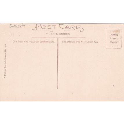 EC231 SHALFORD. COLOURED PRINTED POSTCARD