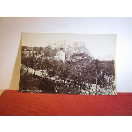 NOTTINGHAM CASTLE,, used antique postcard RP 1905 pm =