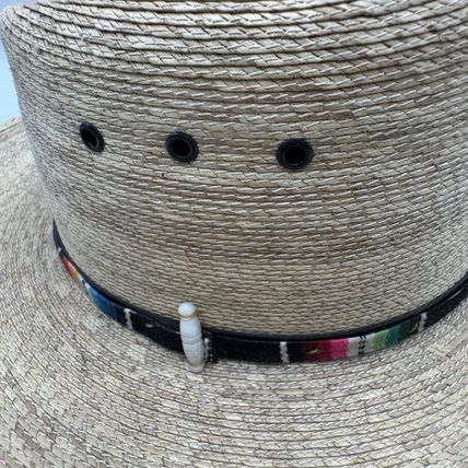 Elegante De Lujo Straw Hat Size 7 3/8 Mexico 59 Unisex Great Cond
