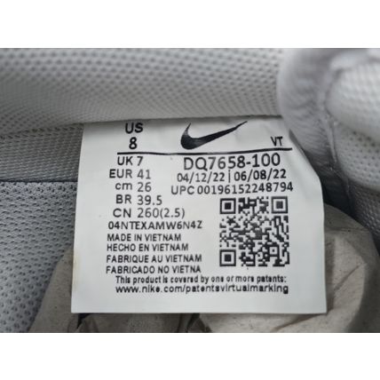 Size 8 - Nike Air Force 1 '07 LV8 40th Anniversary - White Black