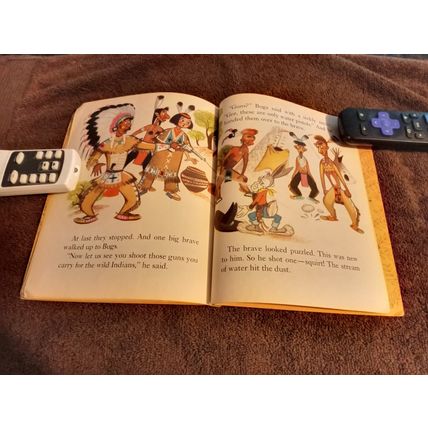 Little Golden Book Bugs Bunny And The Indians By Annie North Bedford VG 4.0 1951