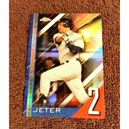 2020 Topps Chrome A Numbers Game Derek Jeter # NGC-22 10.0 Mint Condition