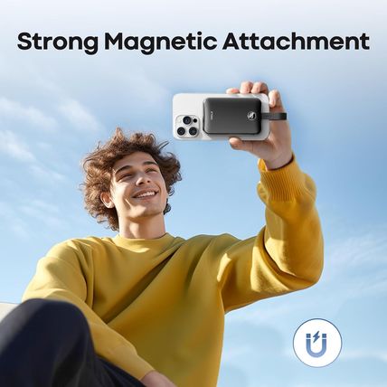 Iwalk Magnetic Power Bank 10000Mah, 30W Wireless Portable Charger with Fast Char