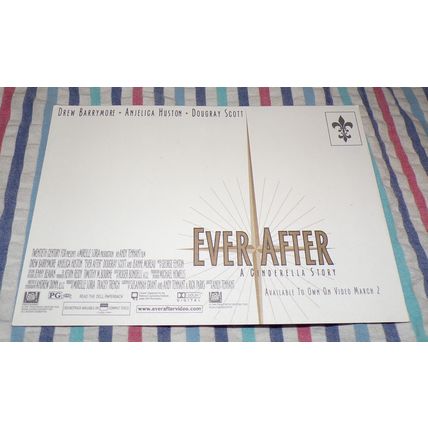 DREW BARRYMORE 1999 TWENTIETH CENTURY FOX PROMISE YOU CAN EVERAFTER POST CARD