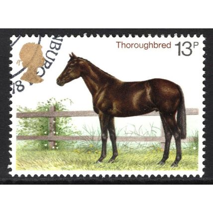 GREAT BRITAIN 1978: HORSES - 13p USED (G10)
