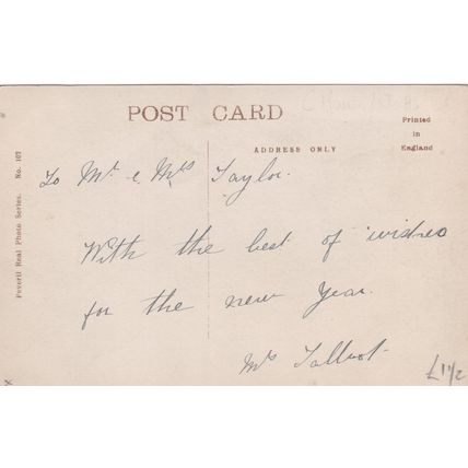 EC702 NOTTINGHAM - WOLLATON HALL , R/P POSTCARD