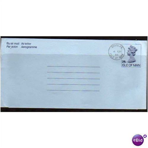 1984 26P AEROGRAMME 'DOUGLAS 1984 FINE USED ' ( EBID993 )