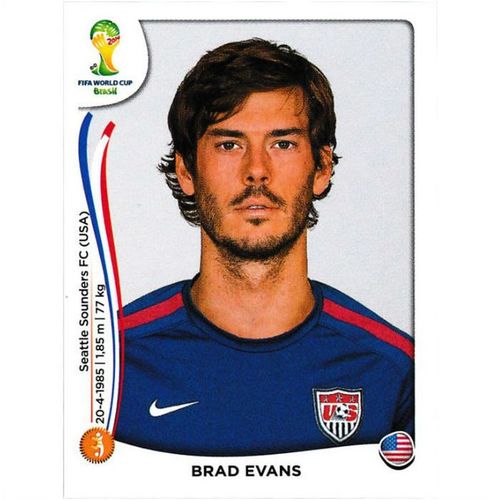 2014 Panini World Cup Soccer Stickers - #556 - Brad Evans