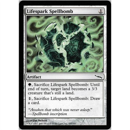 Magic the Gathering - Mirrodin - #197/306 - Lifespark Spellbomb