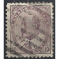 Canada 1903 SG183 10c Pale Dull Purple Good/Fine Used ...