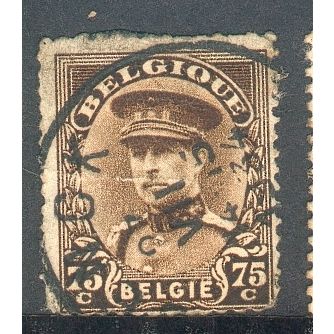 Belgium 1931 - SG582 - 75c brown - Albert 1 - used