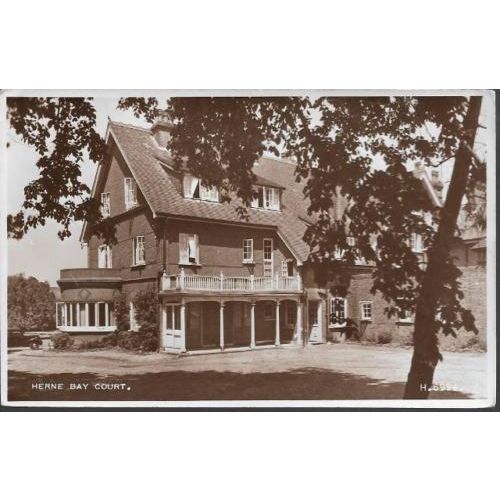 Herne Bay, Kent - Herne Bay Court - real photo postcard c.1920s