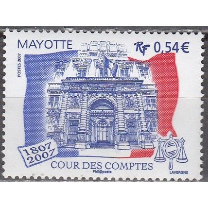 Mayotte 2007 Yvert 196 Neuf ** Cote (2017) 2.30 € 200 Ans Cour des Comptes