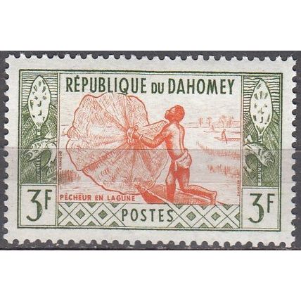 Dahomey 1961 Michel 180 Neuf ** Cote (2001) 0.30 Euro Pêcheur en lagune