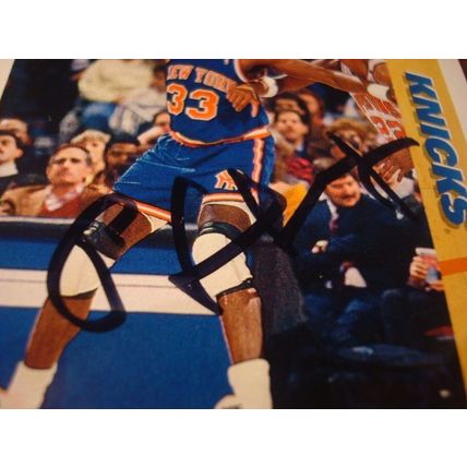 1991/92 Upper Deck, Autograph Card, PATRICK EWING, HOF, w/COA, Knicks