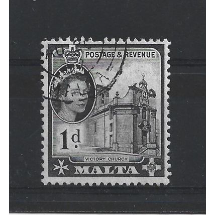 Malta.SG268 1d Victory Church.Fine Used.Apr25x