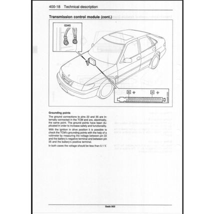Saab 900 Automatic Transmission Workshop Manual 1994 199321564 PDF
