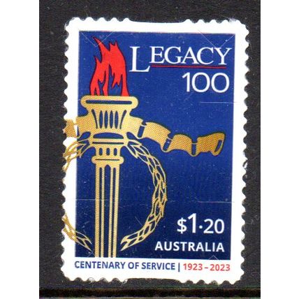 AUSTRALIA: 2023, LEGACY, CENTENARY OF SERVICE, USED SELF-ADHESIVE STAMP. 039/040