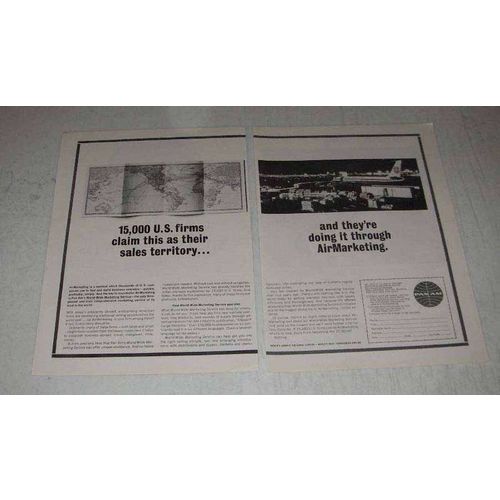 1965 Pan Am Airline Ad - Claim This as Sales Territory