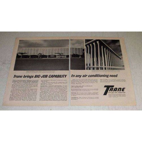 1966 Trane Air Conditioning Ad - National Cash Register