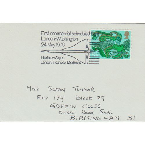GB 1976 London to Washington by Concorde First Flight Cover see others