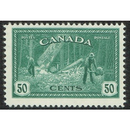 Canada 1946 Peace Reconversion 50c Green SG405 MM