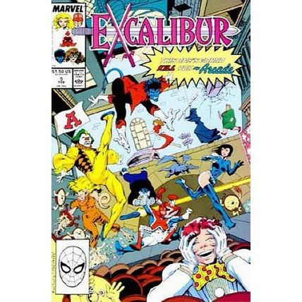 Excalibur (Vol 1) # 005 VFN+ ORIG US COMICS