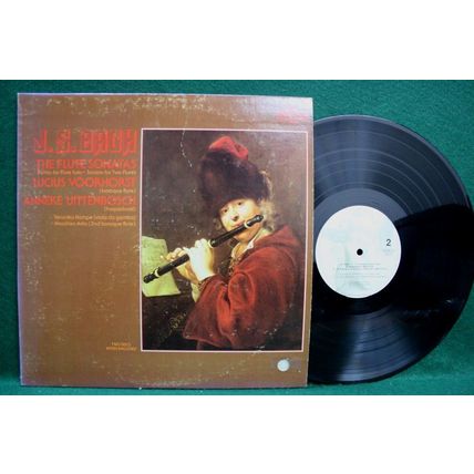 Lucius Voorhorst/Uittenbosch - Bach: Flute Sonatas - 2-LP - SIB 6110 - EX