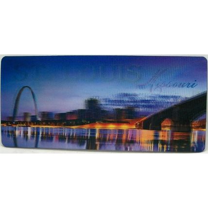 St Louis Missouri Panoramic Jumbo 3D Fridge Magnet