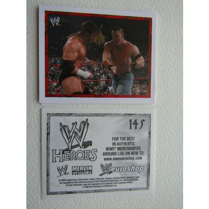 Topps - Merlin 2008 WWE Heroes Wresting Stickers 1-216 & P1-P15 Variants (EB2)