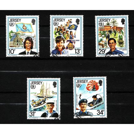 1985 Jersey, International Youth Year, Fine USED set of Stamps 360-4