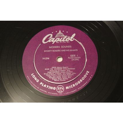 Shorty Rogers & His Giants 10" LP with Original Cover-MODERN SOUNDS