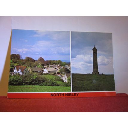 multiview, NORTH NIBLEY, GLOUCESTERSHIRE unused postcard #