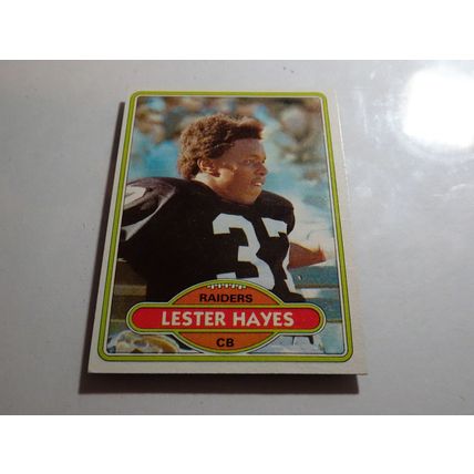 1980 Topps Football Card # 195 Lester Hayes Very Good (3) Oakland Raiders