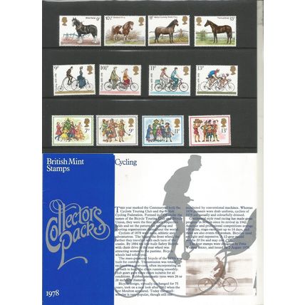 GREAT BRITAIN 1978 Complete Year Collectors Pack Unmounted Mint SG 1050/7 59/74