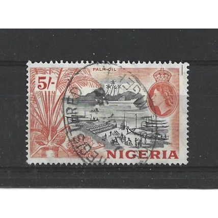 Nigeria.SG78 5s "Palm-oil".Fine Used.Feb24c