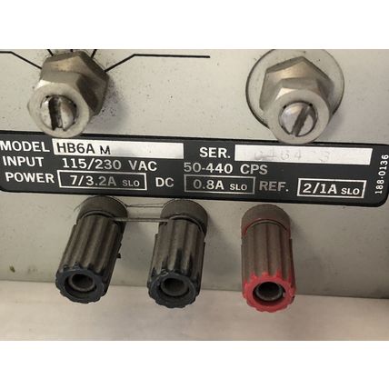 KEPCO HB6A M POWER SUPPLY,115/230 VAC,KEPCO HB6A,TN