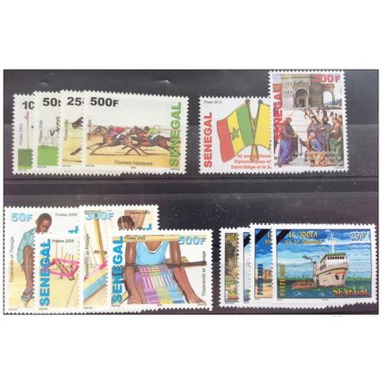 Sénégal 2012 Année complète Mi. 2192 - 2205 Joola Horses Cheveux Vatican
