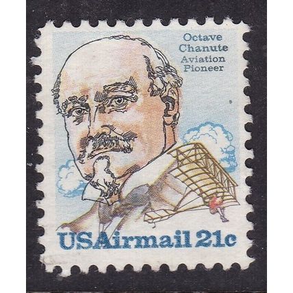 United States 1979 Octave Chanute 21c Mint No Gum SG A1748 VGC
