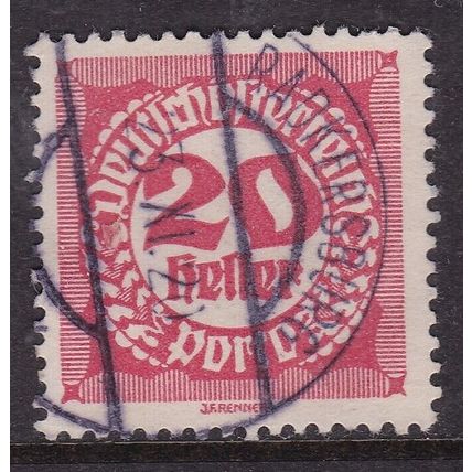 Austria Postmark Radkersburg 1920 Postage Due 20h VGC