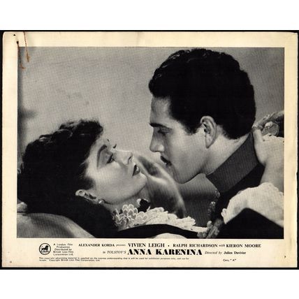 ANNA KARENINA 1948 Vivien Leigh, Ralph Richardson, Kieron Moore 10x8 LOBBY SET