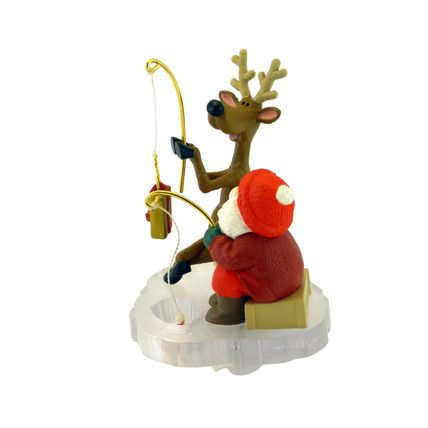 HALLMARK KEEPSAKE FISHING FOR FUN CLIP ON CHRISTMAS ORNAMENT 1995 (QXC5207)