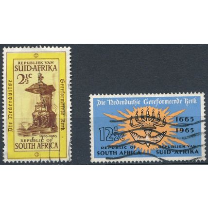 Tercentenary of Dutch Reformed Church - South Africa 1965 - F H - SG 260/1 (B)