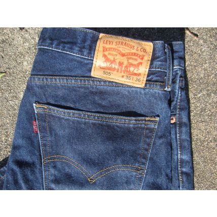 Levi's 505 Blue Jeans Men Classic 36 x 36