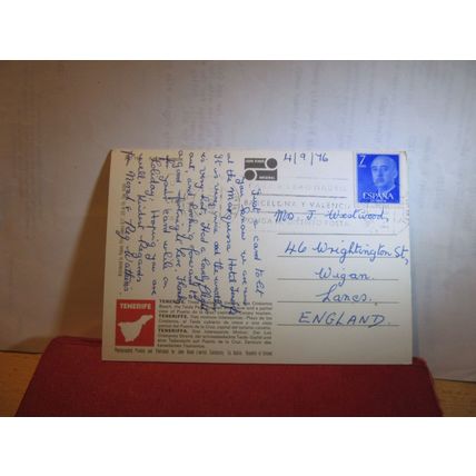 multiview, TENERIFE, CANARY ISLANDS, SPAIN used postcard John Hinde 1976 pm =