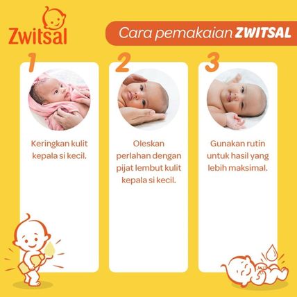 Zwitsal Baby Hair Lotion with Aloe Vera Celery Candlenut Nourish Thickening Hair